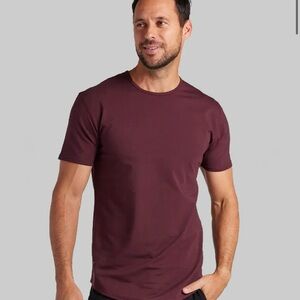 BYLT- Men's Drop Cut T-Shirt- Maroon- L